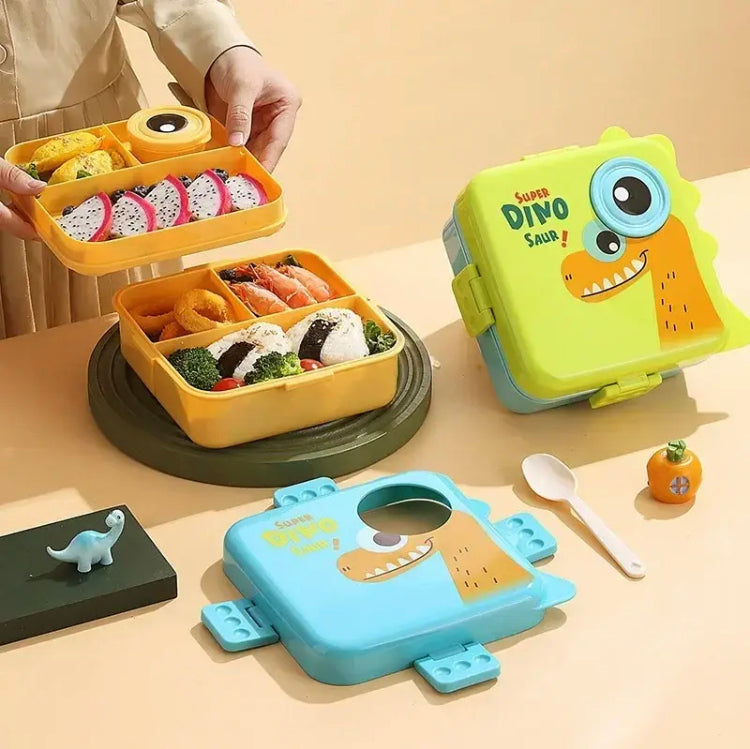 Carnival Bento Lunch Box, Double Layer Lunch Box, Leak Proof Bento Lunch Box Carnival Bento Lunch Box, Double Layer Lunch Box, Leak Proof Bento Lunch Box
